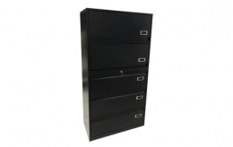 ARCHIVERO COMBINADO - 3 GAVETAS 2 RETRACTIL