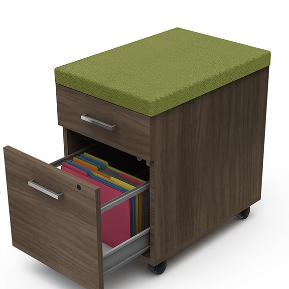 Archivero Móvil con asiento