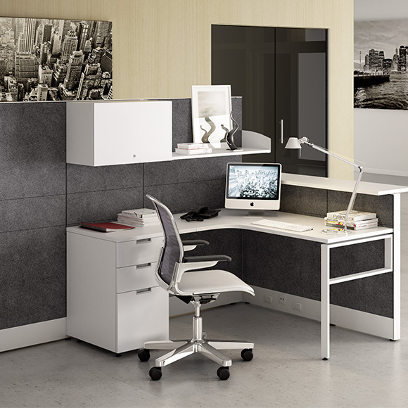 Recepción con mamparas de tela TEC 60