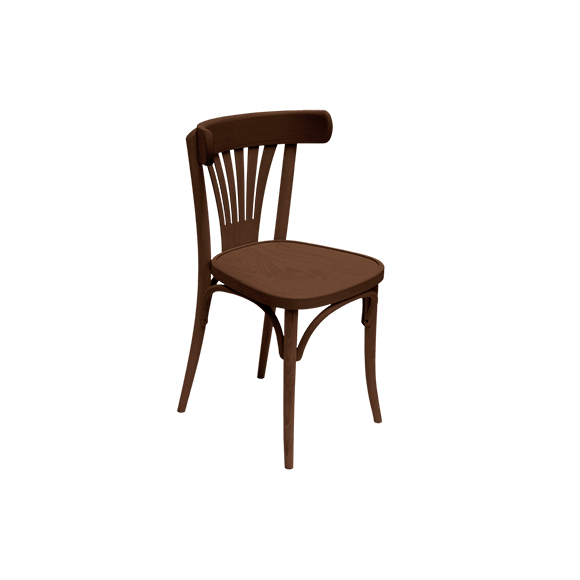 Silla de madera Orly Fan