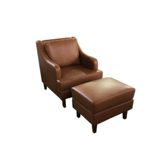 SILLÓN Y TABURETE LEON