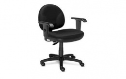 SSCB Silla secretarial con descansa brazos.